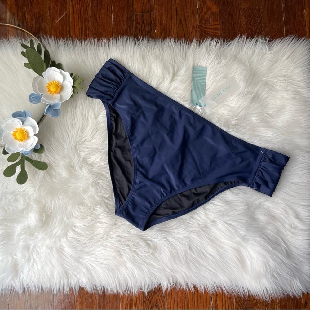 Navy Bikini Bottoms NWT size 2X by coastal blue